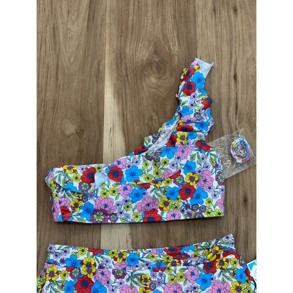 NWT Draper James Mod About You Bikini Skirt Swimsuit Floral Size Small - Picture 6 of 11